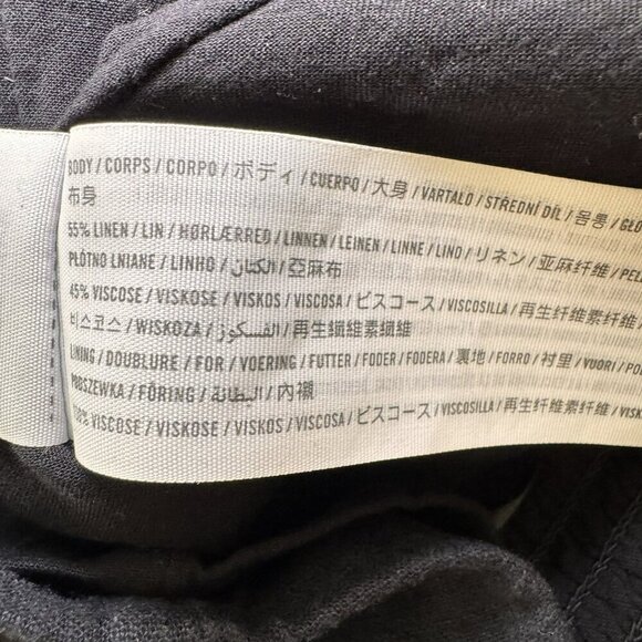 Abercrombie & Fitch linen blend puff sleeve Square neck blouse Size Small - Picture 5 of 6